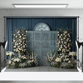 Aperturee - Aperturee Elegant Floral Sweet And Lovely Wedding Backdrop